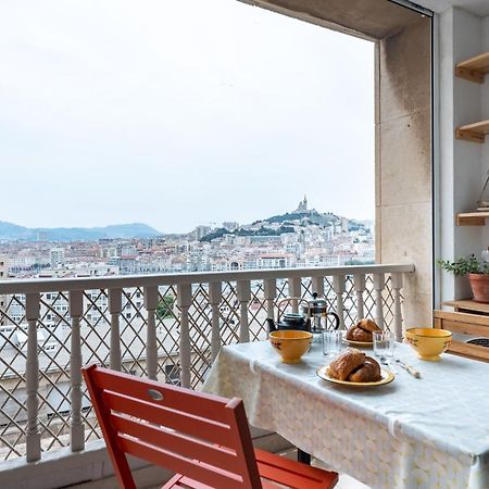 Blue Bay - Superbe Vue Sur Le Vieux Port Appartement Marseilles Buitenkant foto