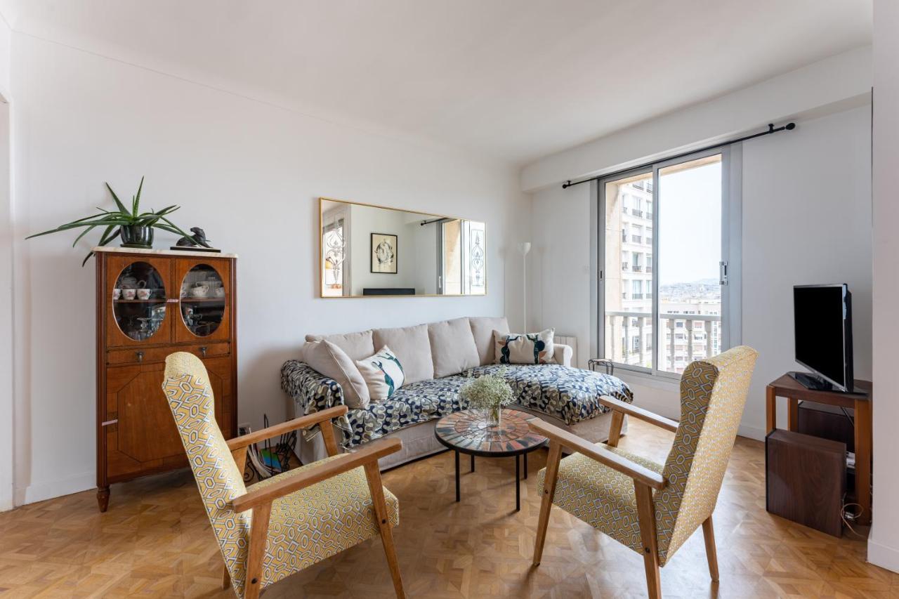 Blue Bay - Superbe Vue Sur Le Vieux Port Appartement Marseilles Buitenkant foto